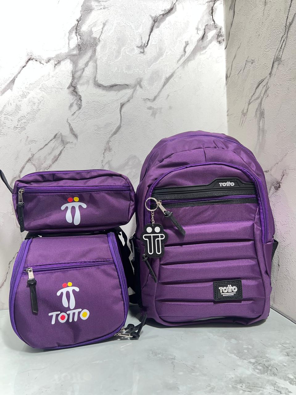 BOLSO ESCOLAR TOTTO 3X1