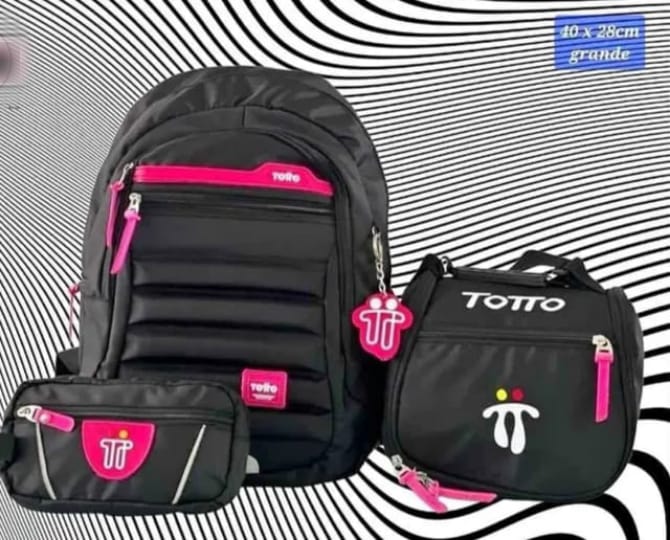 BOLSO ESCOLAR TOTTO 3X1