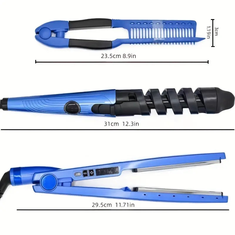 COMBO PLANCHA 450°F + RIZADOR +  ESPIRAL