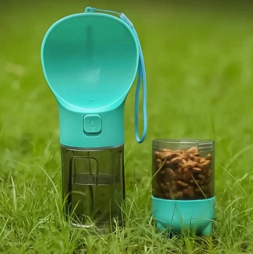 Bebedero Mascotas cuido y agua 4 En 1  + envió gratis