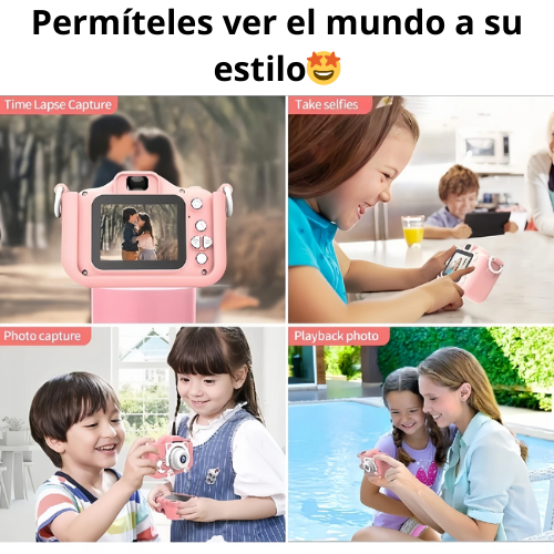 Cámara Digital para Niños – ¡Deja que capturen el mundo a su manera!